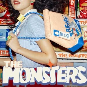 THE MONSTERS Labubu Wacky Mart Series-Messenger Bag Crosbody